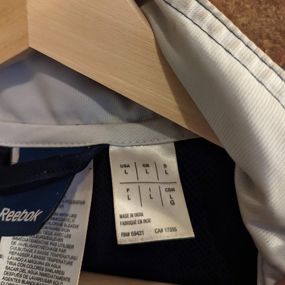 Reebok Track Jacket Men's Large - Picture 5 of 6